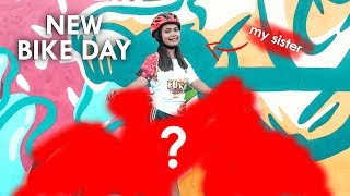 NEW BIKE DAY  VLOGGER NARIN SIYA [upl. by Tippets714]