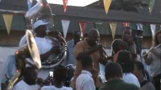 6th Ward Allstars Band playing at Tuba Fats Tuesday Festival 2010 in the Treme [upl. by Ahsikcin]