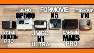 Best 4K quotLiving Roomquot Projectors 2023  JMGO N1 Ultra Formovie X5 Dangbei Mars Pro BENQ GP500 [upl. by Tarrah]