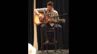 Front row to Jensen Ackles Singing and playing Guitar at Toronto Con Torcon 2014  Part 1 [upl. by Kaule521]