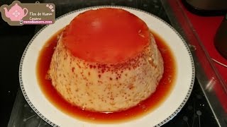 FLAN DE HUEVO CASERO AL VAPOR  MOULINEX CUISINE [upl. by Htebazila]