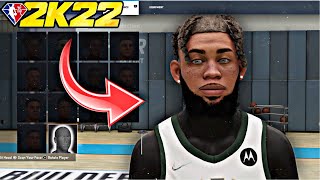 THE BEST COMP FACE CREATION IN NBA 2K22 BEST DRIPPY FACE CREATION NEXT GEN [upl. by Ardnik111]