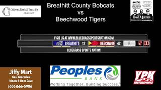 KHSAA FB Playoffs  Breathitt County v Beechwood  11102023 [upl. by Anaila]