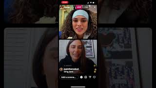 Ravyn Rochelle and Zara Zoffany from MTV The Challenge 39 Battle for a New Champion 🏆 IG LIVE [upl. by Naynek556]