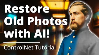 How to Colorize Photos with AI  Stable Diffusion  ControlNet Tutorial 2023 [upl. by Danelle]