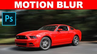 How to use motion blur in Photoshop  Photoshop Tutorials  Photoshop Basics [upl. by Alrad175]