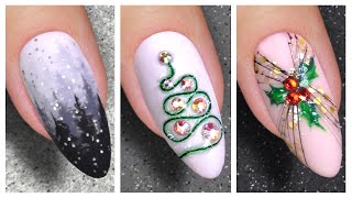 Nail Art Designs 2021  New Christmas Nails Art [upl. by Allanson662]