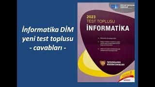 İnformatika DİM yeni test toplusu  cavabları [upl. by Alitta]