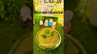 Pirandai Thogaiyal Recipe in Tamil  Thogaiyal Recipe  Pirandai Recipe trending shorts [upl. by Smallman]