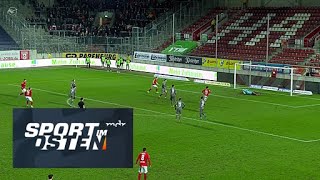 Hallescher FC schlägt den FSV Zwickau im OstDuell  MDR aktuell 2145 Uhr  MDR [upl. by Yrovi]