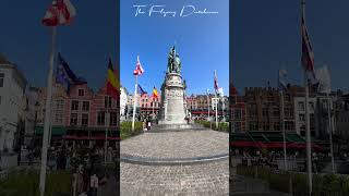 Historic Bruges A medieval Beautiful City In Belgium shorts [upl. by Ayr]