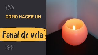 Como hacer un fanal de parafina o vela  luminaria de parafina  como hacer fanales con globos [upl. by Ahtanoj]