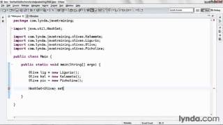 java tutorial Managing Unordered Lists With HashSet [upl. by Ylrebmic558]