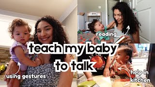 TODDLER FIRST WORD TIPS  reading routines and interactions [upl. by Ellezig165]