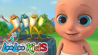 The Little Green Frog  KIDS Songs Fun Mix  LooLoo Kids Nursery Rhymes [upl. by Sisenej]