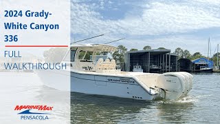 JUST LANDED  2024 GradyWhite Canyon 336 For Sale at MarineMax Pensacola [upl. by Winni]