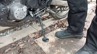 motorcycle side stand foot enlarger [upl. by Goda74]