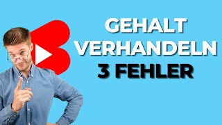 🚀3 FEHLER Gehaltsverhandlung❌😬 Karriereguru shorts youtubeshorts [upl. by Ahsael]