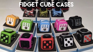 FIDGET CUBE CASES AND HUGE UNBOXING  officialfidgetcubecom fidget Cubes and accessories review [upl. by Attelliw467]