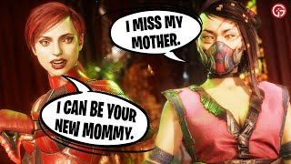 MK11 Mileena Vs Skarlet Intros mk11 mortalkombat11ultimate [upl. by Ahcas]