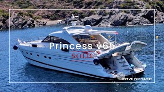 SOLD  Princess V65  Privilege Yacht [upl. by Haziza]