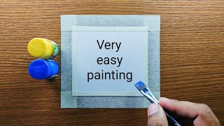 Easy watercolor painting for beginners step by step tutorial [upl. by Hurlbut]