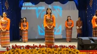 Wild flower Bhutanese dance  Motithang HSS [upl. by Coombs]