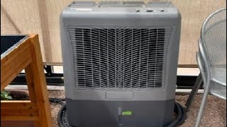 Hones Review of Hessaire portable Evaporative Cooler [upl. by Llabmik]