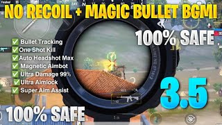 BGMI 35 HEADSHOT CONFIG FILE  BGMI 35 MAGIC BULLET HIGH DAMAGE CONFIG FILE BGMI headshot [upl. by Yul102]