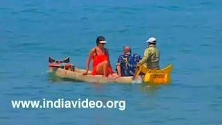 Water Sports at Kovalam Beach Kerala [upl. by Negeam]