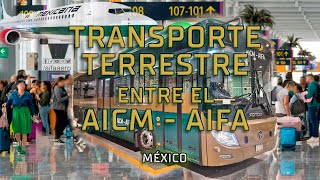 Cómo llegar al AIFA desde el AICM en el autobús ASA [upl. by Ytsirhc870]