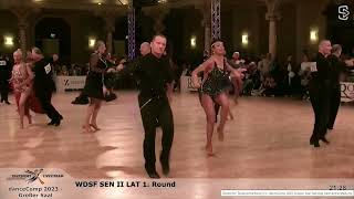 Denis Kojinov and Jeanette Chevalier USA 2023 WDSF Wuppertal  Jive  Senior 2 Latin [upl. by Saxet834]