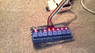 Raspberry Pi  8 Channel Relay [upl. by Rancell]