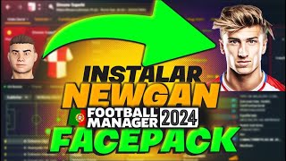 COMO INSTALAR NOVAS CARAS PARA NEWGENSREGENS NO FM24 e NewGan Manager tutorial [upl. by Noisla]