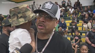 Allen Iverson returns for roundball classic [upl. by Hornstein]