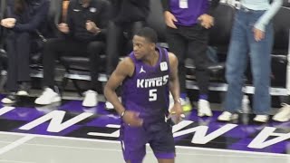 DeAaron Fox 60 points De’Aaron Foxs record 60 points not enough in Kings loss to Timberwolves [upl. by Aihsiek]