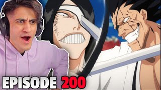 KENPACHI STABS NNOITORA  Bleach Episode 200 REACTION [upl. by Mcferren535]