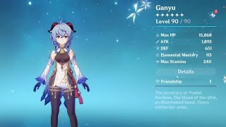 GANYU MAX ASCEND  PULLING FOR GANYU  LEVELING UP EXP AND TALENT [upl. by Adnil]