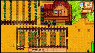 Stardew Valley Upgrading Fishing and Harvesting New Veggies [upl. by Koralle]