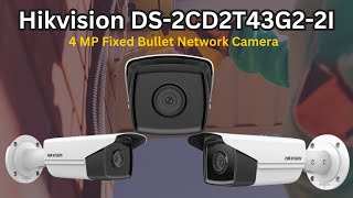 Hikvision DS2CD2T43G22I Price in BD  Hikvision DS2CD2T43G22I 4 MP Fixed Bullet Network Camera [upl. by Virgilia641]