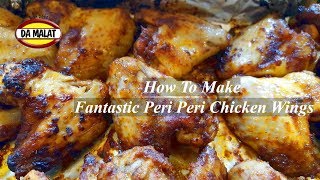 Peri Peri Chicken Wings  BBQ Wings  Original Nando Style Piri Piri Chicken Recipe [upl. by Semreh]