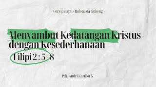 Ibadah Raya 1 Desember 2024  Gereja Baptis Indonesia Gubeng [upl. by Llerehc]