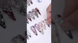 short Self Made Nails Collection Showcase asmrnailsnailsartbeauty acrylicnailsrelaxing [upl. by Zedecrem]