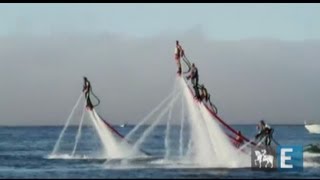 Flyboard quer fazer sucesso no verão mas já preocupa Capitania dos Portos [upl. by Aifoz641]