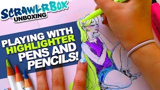 The Worst Scrawlrbox Ive Ever Received  Scrawlrbox Unboxing  DrawingWiffWaffles [upl. by Salina]