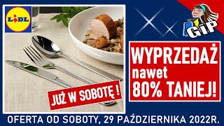 LIDL  Oferta od Soboty 29102022  Wyprzedaż  Dla Domu [upl. by Malloch]