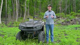 Getting To Places Others Dont Go  Dr Grant Woods on the TRACKER 600 ATV Four Wheeler [upl. by Edgar481]