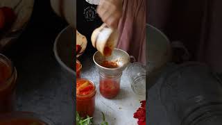 Canned Tomato Sause🥫Traditional Mediterranean Recipe [upl. by Ahseniuq]