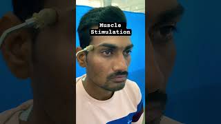 Bells Palsy Muscle Stimulation muscle facial physiotherapy strenght kotputlinews [upl. by Novyad]