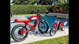 Tesla mini Dirt Bike amp Sondors Madmods EBike [upl. by Felita]